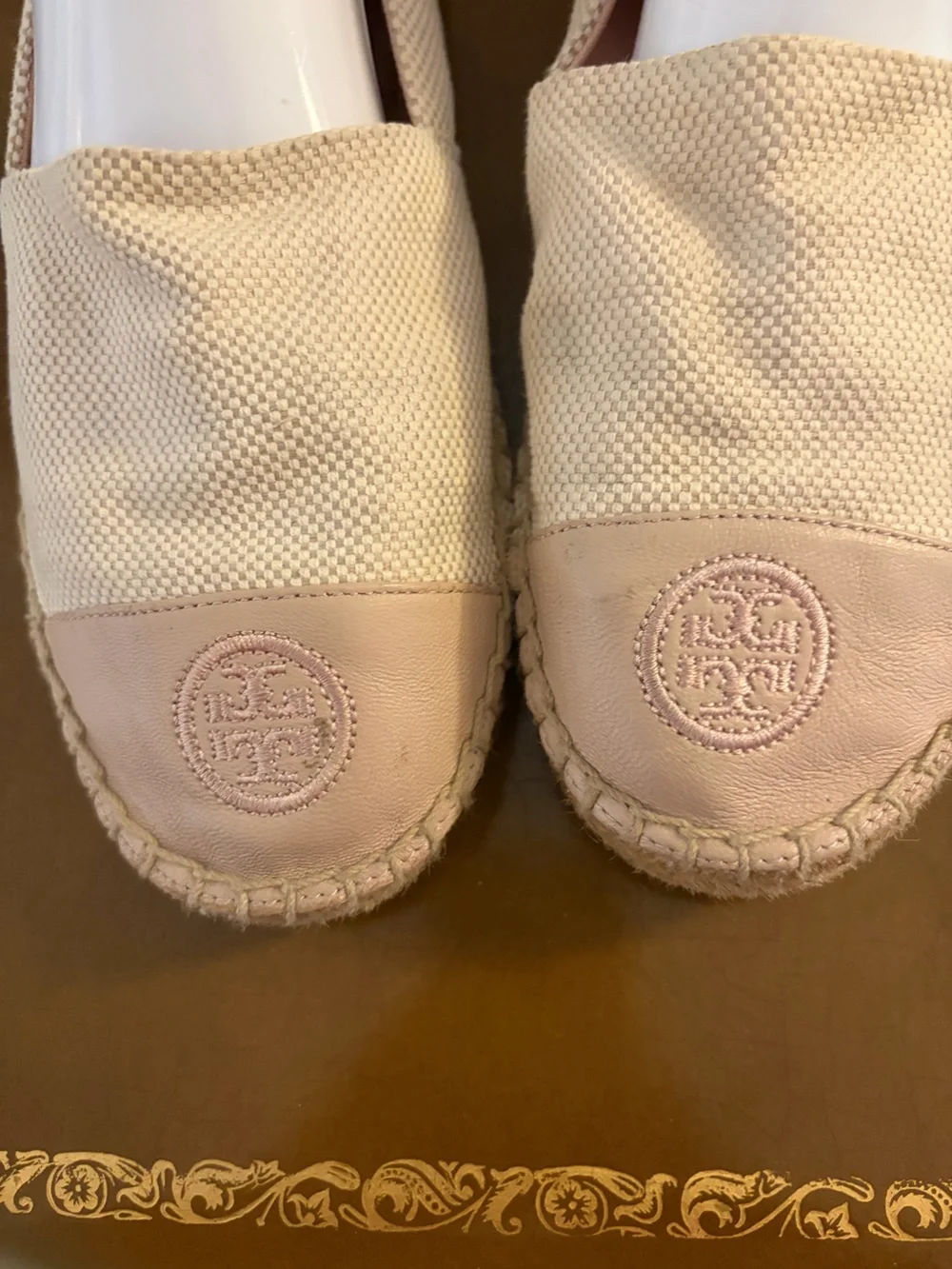 Tory Burch Canvas Espadrille Slip-Ons in Cream - Women
